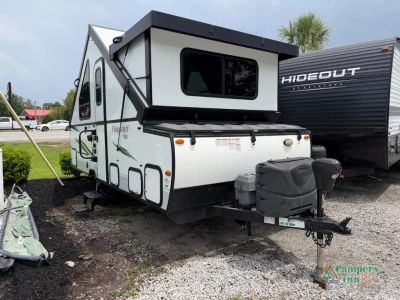 2021 Forest River RV Flagstaff Hard Side — front three-quarter view