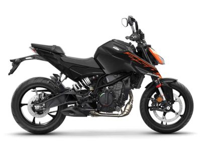 2026 KTM 250 Duke — front three-quarter view