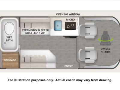 2023 Thor Motor Coach RIZE — photo 23 view