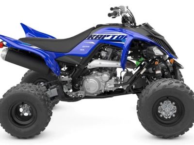 2026 Yamaha Raptor 700R in Team Yamaha Blue — front three-quarter view