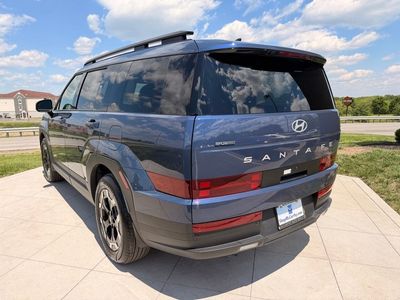 2026 Hyundai Santa Fe — rear three-quarter view