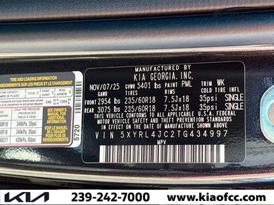 2026 Kia Sorento — photo 39 view