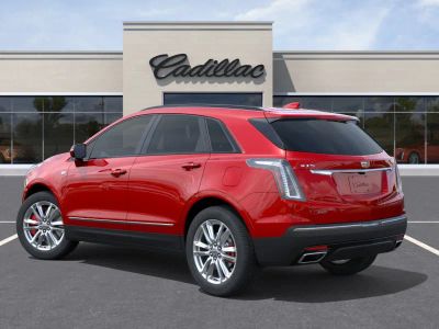 2026 Cadillac XT5 — rear three-quarter view