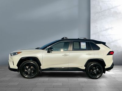 2021 Toyota RAV4 — rear three-quarter view