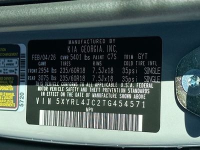 2026 Kia Sorento — photo 31 view