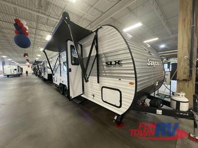 2026 Jayco Jay Flight SLX — rear three-quarter view