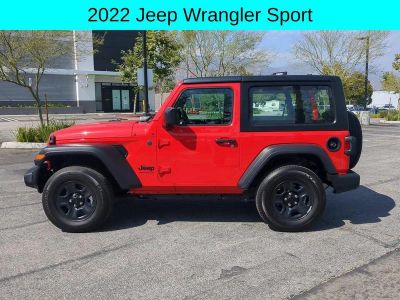 2022 Jeep Wrangler — rear three-quarter view