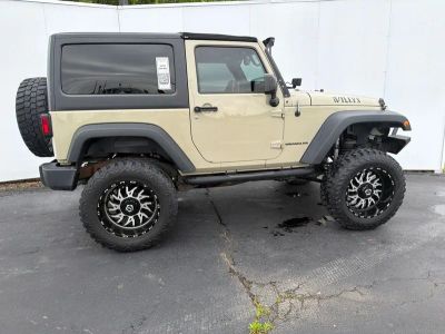 2017 Jeep Wrangler — rear three-quarter view