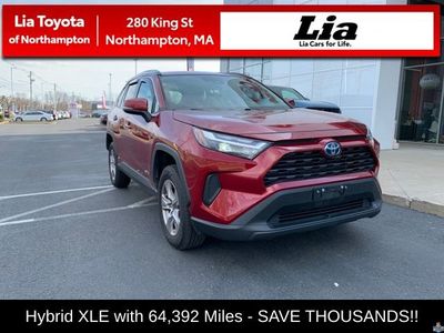 2022 Toyota RAV4 Hybrid XLE — side profile view
