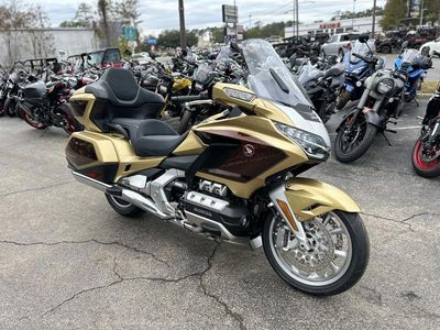 2025 Honda Gold Wing Tour 50th Anniversary DCT in GLD — front three-quarter view