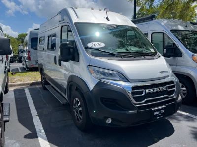 2026 Winnebago SOLIS POCKET — front three-quarter view