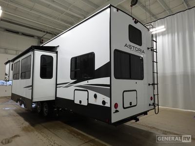 2025 Dutchmen Astoria — rear three-quarter view
