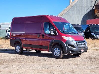 2026 RAM Promaster RAM PROMASTER 1500 SLT CARGO VAN HIGH ROOF 136' WB in Deep Cherry Red Crystal Pearl-Coat Exterior Paint — front...