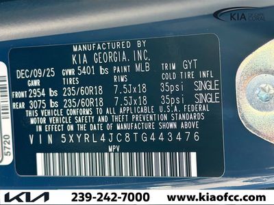 2026 Kia Sorento — photo 42 view