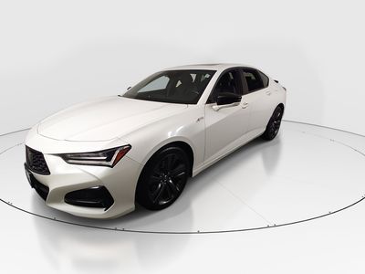 2021 Acura TLX — rear three-quarter view