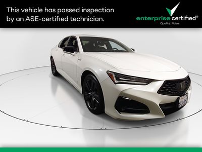 2021 Acura TLX SH-AWD w/A-Spec Package — front three-quarter view