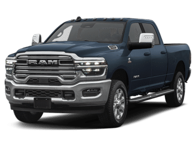 2026 Ram 2500 Laramie in Blue — front three-quarter view