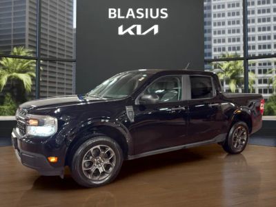 2024 Ford Maverick XLT in Shadow Black — front three-quarter view