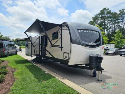 2027 Venture RV SportTrek Touring Edition — front three-quarter view