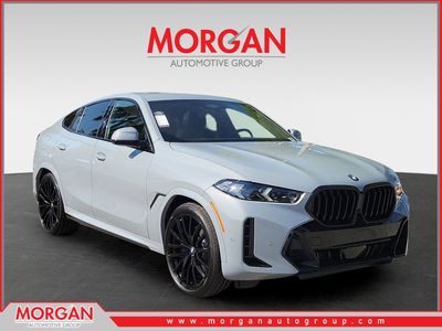 2026 BMW X6 xDrive40i in Brooklyn Grey Metallic — front three-quarter view