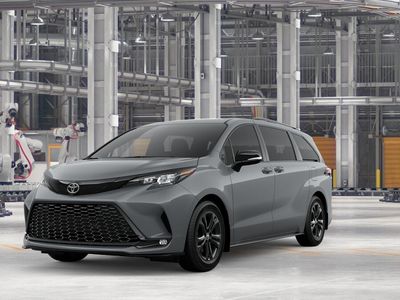 2026 Toyota Sienna XSE in Cement — front three-quarter view
