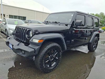 2021 Jeep Wrangler — rear three-quarter view