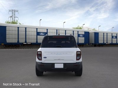 2026 Ford Bronco Sport Outer Banks in Oxford White — front three-quarter view