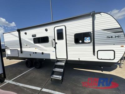 2026 Jayco Jay Flight SLX — front three-quarter view