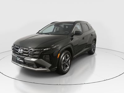 2025 Hyundai Tucson — rear three-quarter view