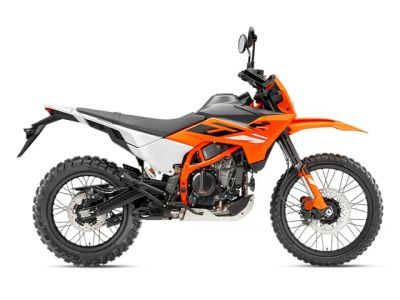 2026 KTM 390 Enduro R — front three-quarter view