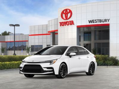 2026 Toyota Corolla SE in Ice Cap — front three-quarter view