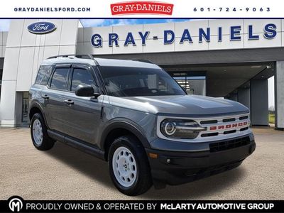 2023 Ford Bronco Sport Heritage in Carbonized Gray Metallic — front three-quarter view