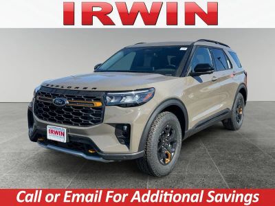 2026 Ford Explorer Tremor in Gray — front three-quarter view