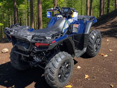 2026 Polaris Sportsman 850 Premium — rear three-quarter view