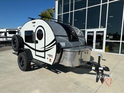 2026 nuCamp TAG in Bright White, Steel Gray, Jet Black — front three-quarter view