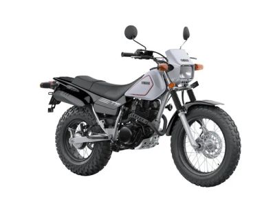 2027 Yamaha TW200 — front three-quarter view