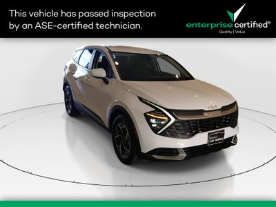 2025 Kia Sportage LX — front three-quarter view