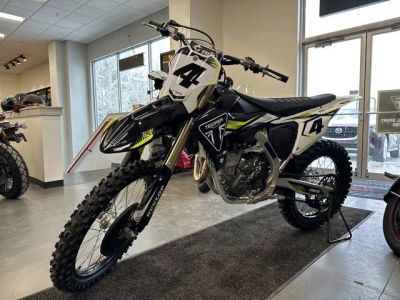 2025 Triumph TF450 X RC — front three-quarter view