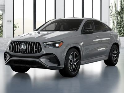 2026 Mercedes-Benz GLE AMG 53 4MATIC+ in MANUFAKTUR Alpine Grey — front three-quarter view