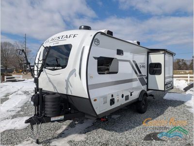 2026 Forest River Flagstaff E-Pro — rear three-quarter view