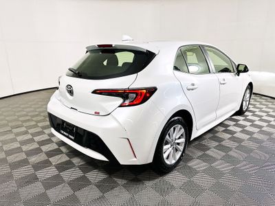 2025 Toyota Corolla Hatchback — rear three-quarter view