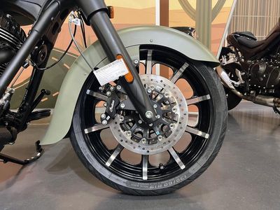 2025 Indian Motorcycle Springfield Dark Horse Moss Green Smoke — photo 10 view