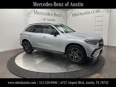 2026 Mercedes-Benz GLC 300 in Silver — front three-quarter view