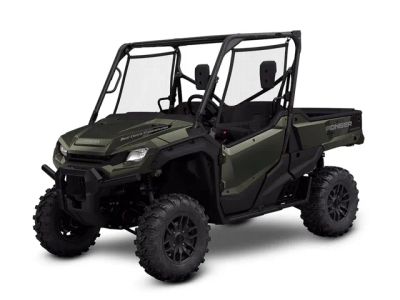 2025 Honda® Pioneer 1000 Deluxe — front three-quarter view