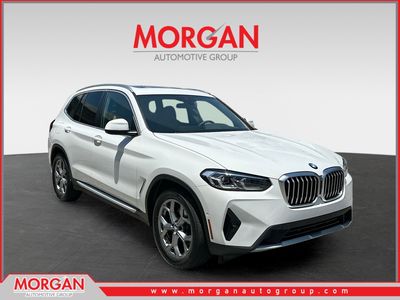 2023 BMW X3 sDrive30i in White — front three-quarter view