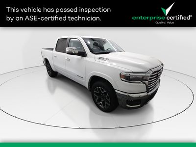 2025 Ram 1500 Laramie 4x4 Crew Cab 5'7" Box — front three-quarter view