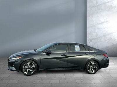 2022 Hyundai Elantra — rear three-quarter view