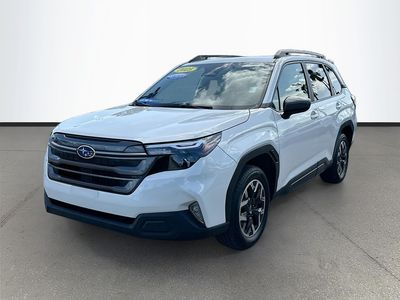 2025 Subaru Forester — rear three-quarter view