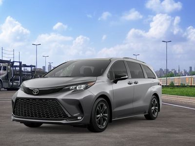 2026 Toyota Sienna XSE in Heavy Metal — front three-quarter view