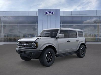 2026 Ford Bronco in DR Gray — front three-quarter view